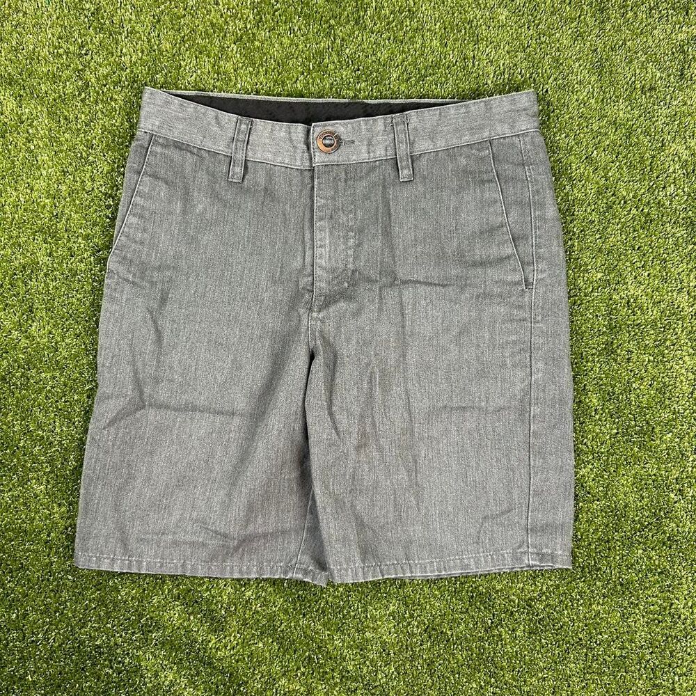 Volcom Women's Grey and Green Shorts